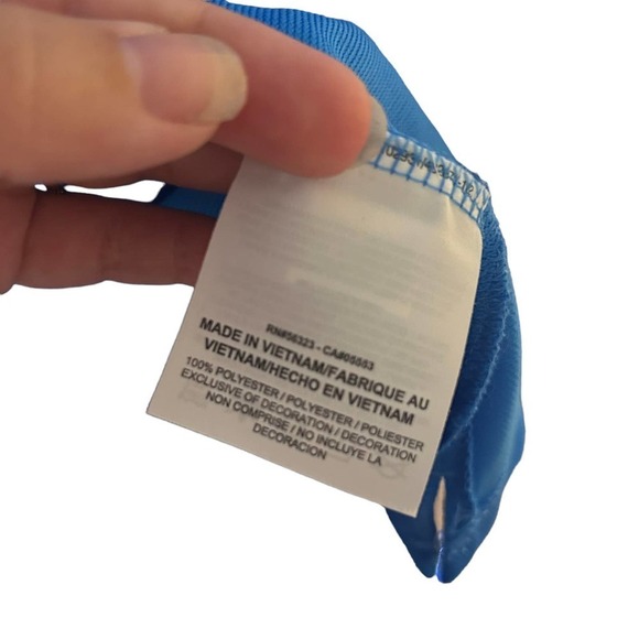 Nike Golf Short Sleeve Blue Dri Fit Polo - Picture 6 of 9